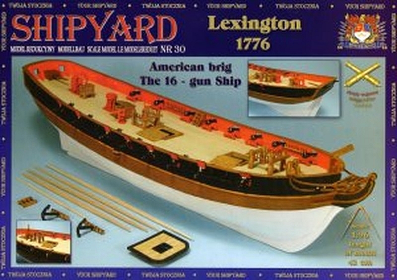 Plan Brig USS Lexington 1776 - SHIPYARD